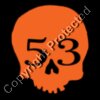 Orange Skull 53 pocket